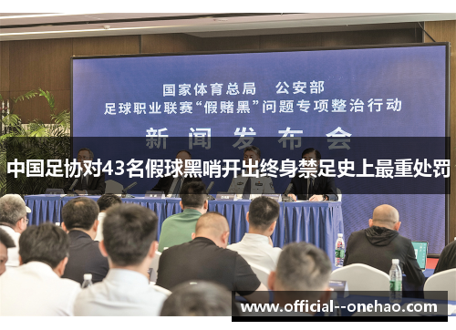 中国足协对43名假球黑哨开出终身禁足史上最重处罚